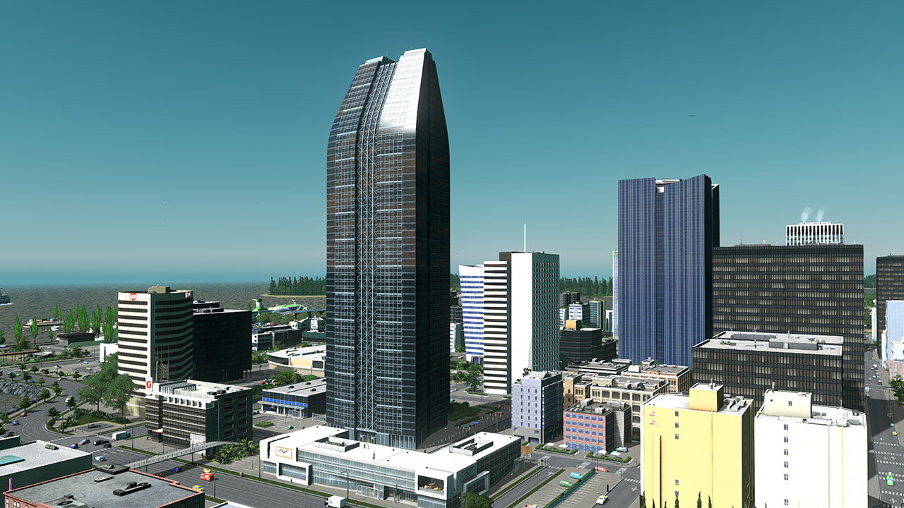 シティーズ スカイライン Bank Of Skylines 曲線が美しい超高層ビル