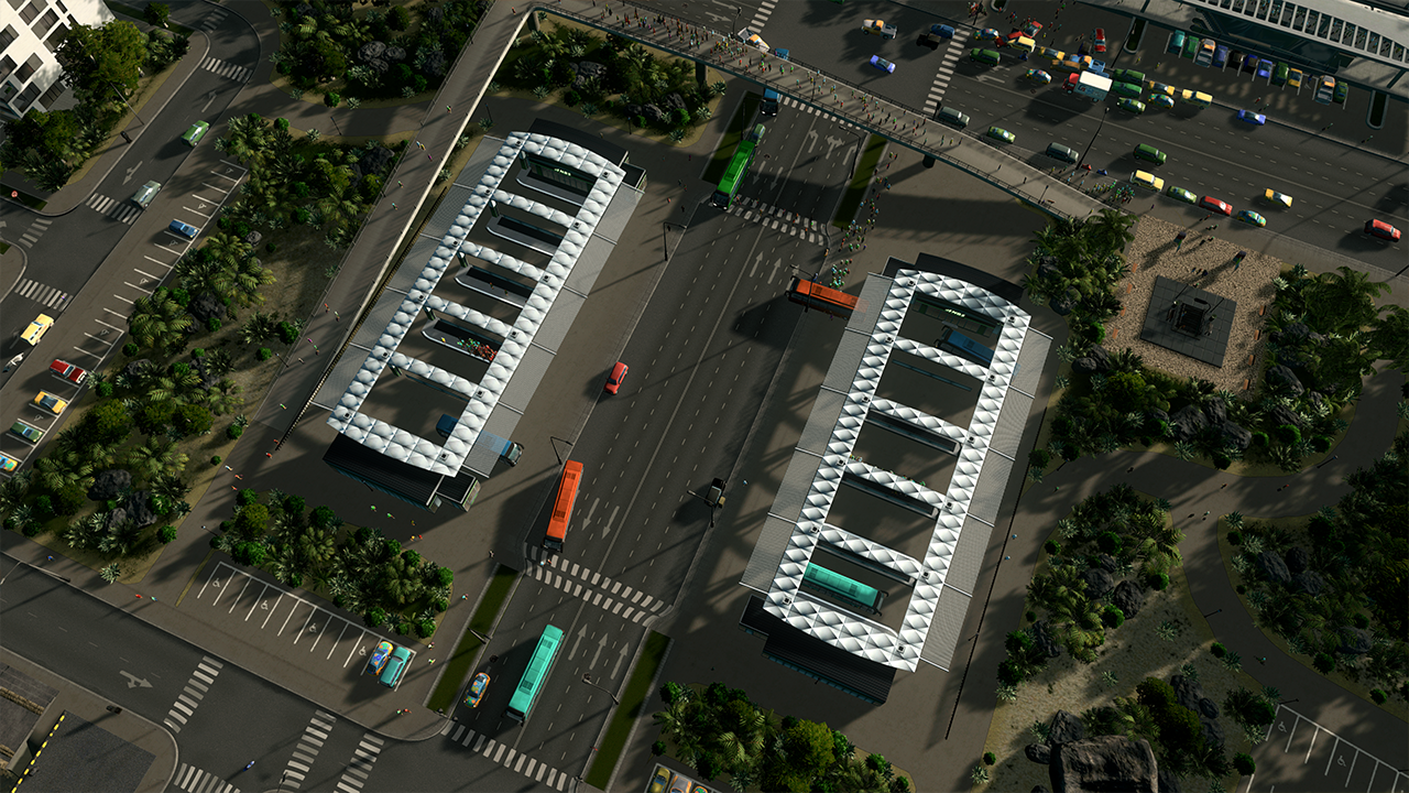 シティーズ スカイライン Nonstop Bus Terminal 小さめのバスターミナル